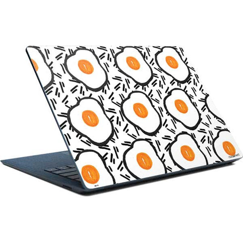 Bouffants and Broken Hearts Eggs Surface Laptop Skin